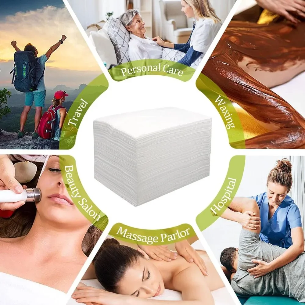 20 Disposable Massage Table Sheets 39 x 79 Extra-Large Spa Bed Covers